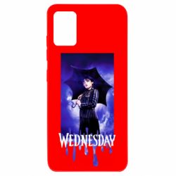 Чехол для Samsung A51 Wednesday Text Logo - PrintSalon