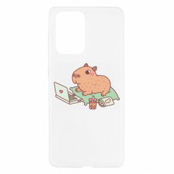 Чехол для Samsung A52 5G Capybara With Laptop - PrintSalon