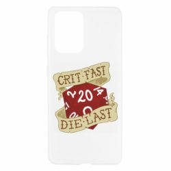 Чехол для Samsung A52 5G Crit fast - die last - PrintSalon