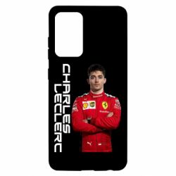 Чехол для Samsung A52 5G F1 Charles Leclerc - PrintSalon
