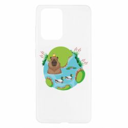 Чехол для Samsung A52 5G Капибара в воде - PrintSalon