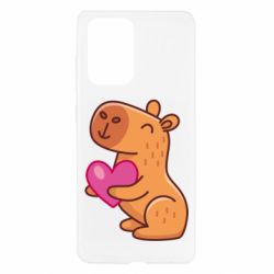 Чехол для Samsung A52 5G Капибара сердечко - PrintSalon
