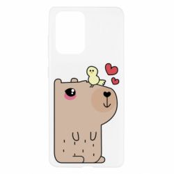 Чехол для Samsung A52 5G Капибара с цыпленком - PrintSalon