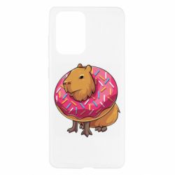 Чехол для Samsung A52 5G Пончик с капибарой - PrintSalon