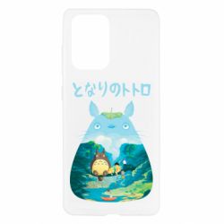 Чехол для Samsung A52 5G Тоторо на рыбалке - PrintSalon