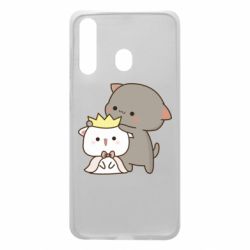 Чехол для Samsung A60 Чиби котики - PrintSalon