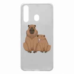 Чехол для Samsung A60 Две капибары - PrintSalon