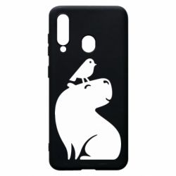 Чохол для Samsung A60 Копібара та Пташка - PrintSalon