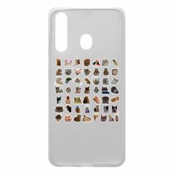 Чехол для Samsung A60 Коты мем. - PrintSalon