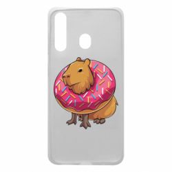 Чехол для Samsung A60 Пончик с капибарой - PrintSalon