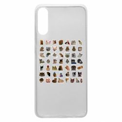 Чехол для Samsung A70 Коты мем. - PrintSalon