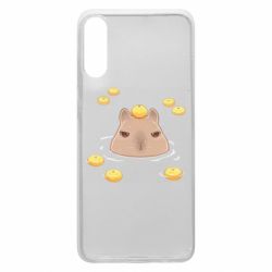 Чехол для Samsung A70 Морда капибары - PrintSalon