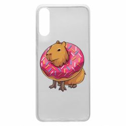 Чехол для Samsung A70 Пончик с капибарой - PrintSalon