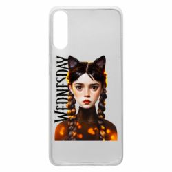 Чехол для Samsung A70 Венздей кошка - PrintSalon