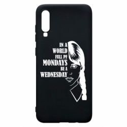 Чехол для Samsung A70 Wednesday girl - PrintSalon