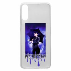 Чехол для Samsung A70 Wednesday Text Logo - PrintSalon