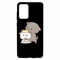 Чехол для Samsung A72 5G Чиби котики - PrintSalon