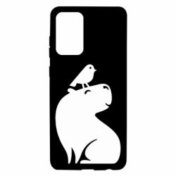Чохол для Samsung A72 5G Копібара та Пташка - PrintSalon