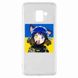 Чехол для Samsung A8+ 2018 Аниме Украина