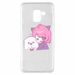 Чехол для Samsung A8 2018 Аня и Бонд Форджер