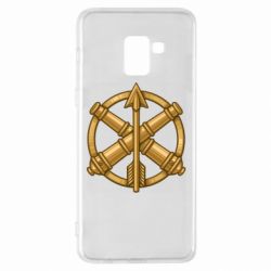 Чехол для Samsung A8+ 2018 Беретный знак войск противовоздушной обороны, сухопутных войск и зенитно-ракетных войск воздушных сил