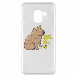 Чохол для Samsung A8 2018 Будь Капібарою - PrintSalon