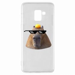Чехол для Samsung A8+ 2018 Capybara cool