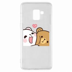 Чехол для Samsung A8+ 2018 Чиби мишки