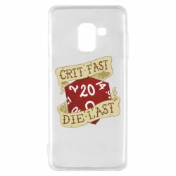 Чехол для Samsung A8 2018 Crit fast - die last - PrintSalon