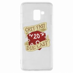 Чехол для Samsung A8+ 2018 Crit fast - die last
