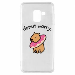 Чехол для Samsung A8 2018 Donut Worry - PrintSalon