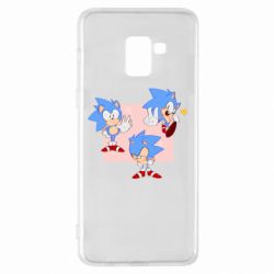 Чехол для Samsung A8+ 2018 Funny Sonic