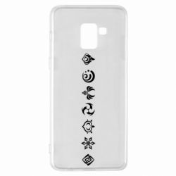 Чехол для Samsung A8+ 2018 Genshin loading screen