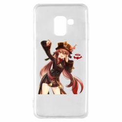 Чехол для Samsung A8 2018 Ху Тао Геншин - PrintSalon