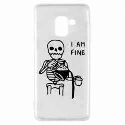 Чехол для Samsung A8 2018 I'm Fine... - PrintSalon