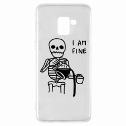 Чехол для Samsung A8+ 2018 I'm Fine...