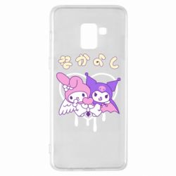 Чехол для Samsung A8+ 2018 Kuromi and My Melody - PrintSalon