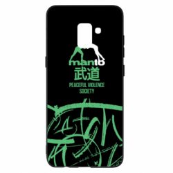 Чехол для Samsung A8+ 2018 Monto: Peaceful violence society