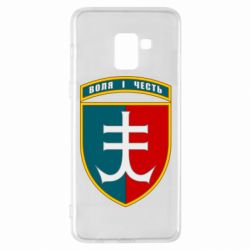 Чехол для Samsung A8+ 2018 Нарукавный знак 35-й отдельной бригады морской пехоты Украины