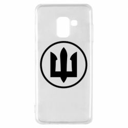 Чехол для Samsung A8 2018 Нарукавный Знак Морской Пехоти Украины