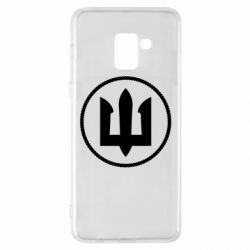 Чехол для Samsung A8+ 2018 Нарукавный Знак Морской Пехоти Украины