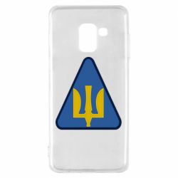Чехол для Samsung A8 2018 Нарукавный знак воздушных сил Украины - PrintSalon