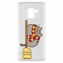 Чохол для Samsung A8 2018 Pusheen Harry Potter - PrintSalon