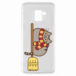 Чохол для Samsung A8+ 2018 Pusheen Harry Potter - PrintSalon