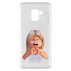 Чехол для Samsung A8 2018 Roblox girl - PrintSalon
