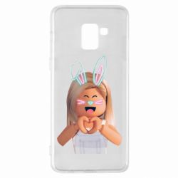 Чехол для Samsung A8+ 2018 Roblox girl