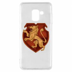 Чехол для Samsung A8 2018 Cтарая эмблема Гриффиндор - PrintSalon