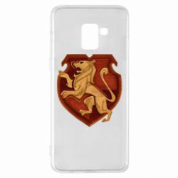 Чехол для Samsung A8+ 2018 Cтарая эмблема Гриффиндор - PrintSalon