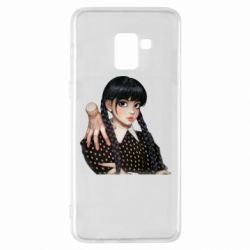 Чехол для Samsung A8+ 2018 Венсдей и Вещь - PrintSalon