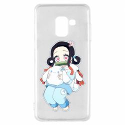 Чехол для Samsung A8 2018 Very cute Nezuko - PrintSalon